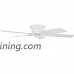 Honeywell Glen Alden 52-Inch Ceiling Fan  Hugger/Flush Mount  Low Profile  Five White/Maple Reversible Blades  White - B00KGKF2NE